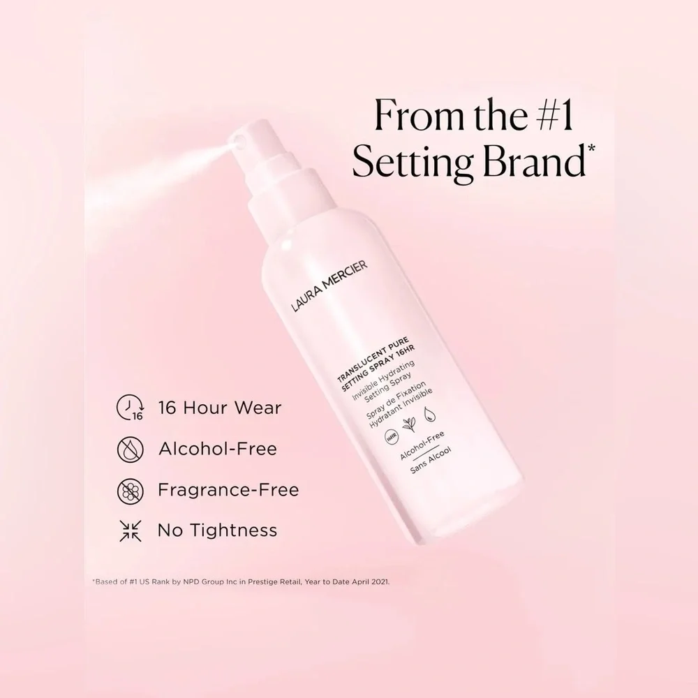 Laura Mercier Translucent Pure Setting Hydrating Spray 3.4 OZ 100ml NEW